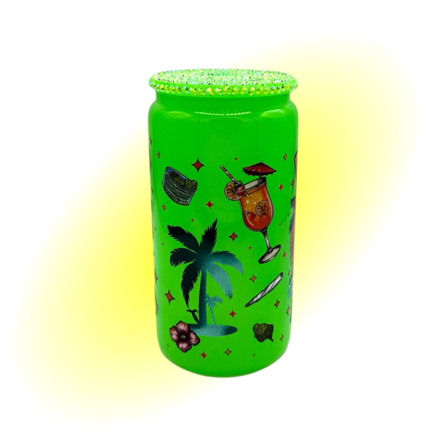 Pot Girl Summer glass