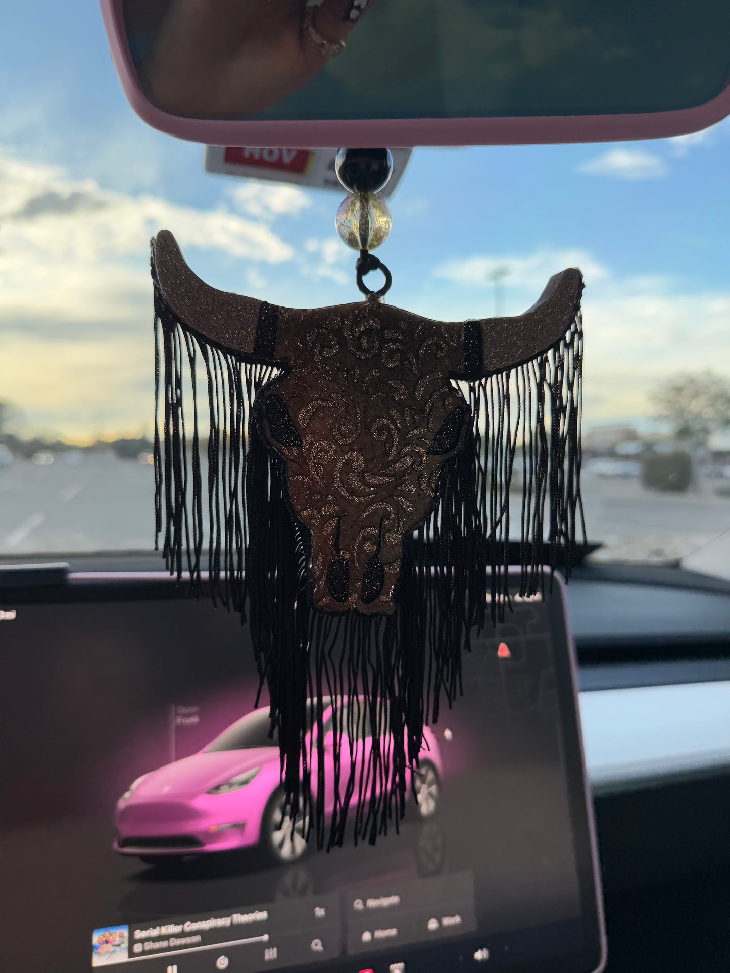 Brown Sparkle Bull Head