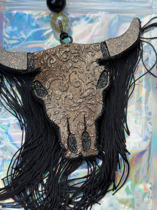 Brown Sparkle Bull Head