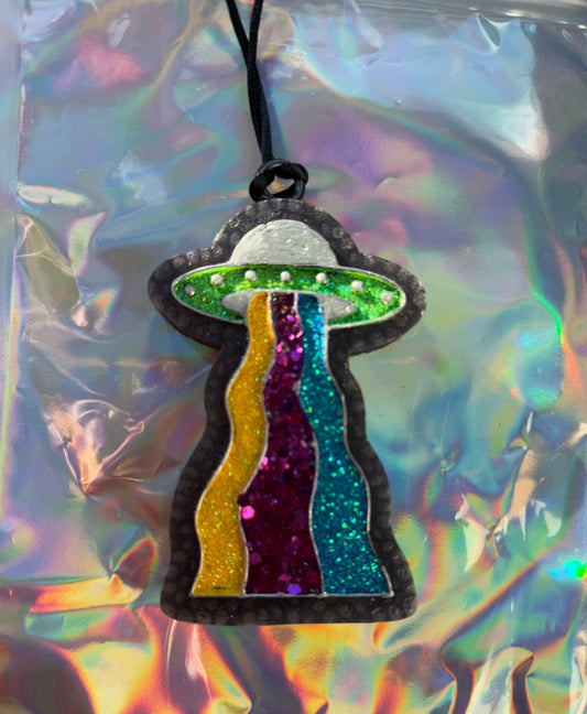 Sparkle Spaceship Freshie