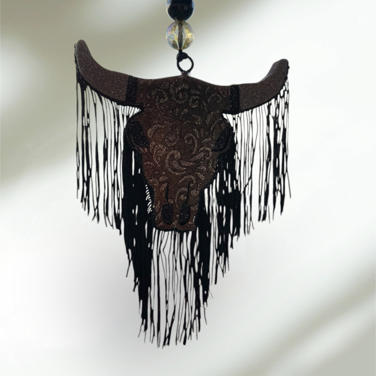 Brown Sparkle Bull Head Freshie