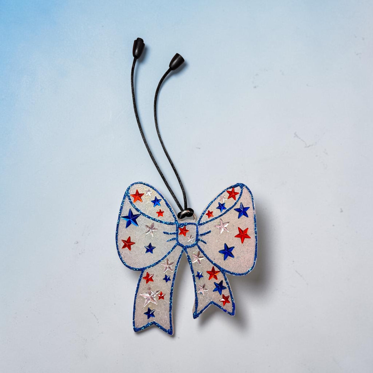 Red White and Blue Bow Freshie
