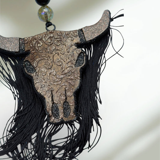 Brown Sparkle Bull Head Freshie