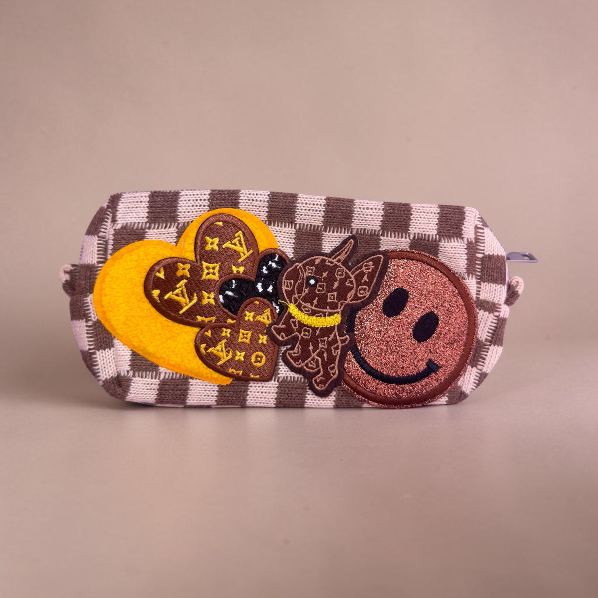 Brown Makeup Bag